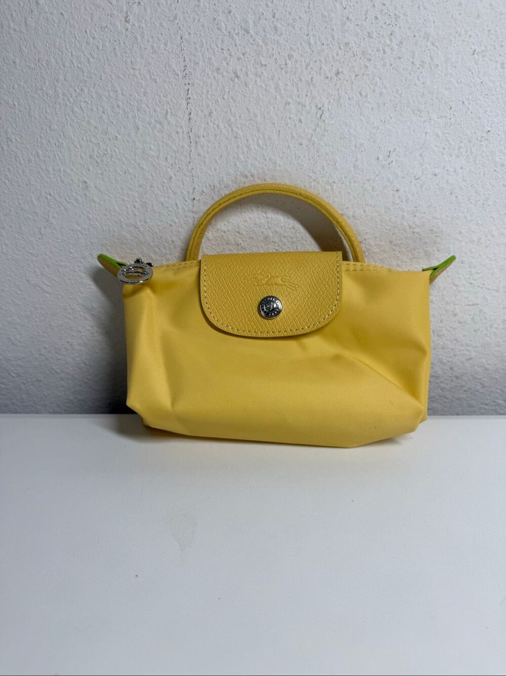 Longchamp Mini Crossbody Bag Top Handle Yellow